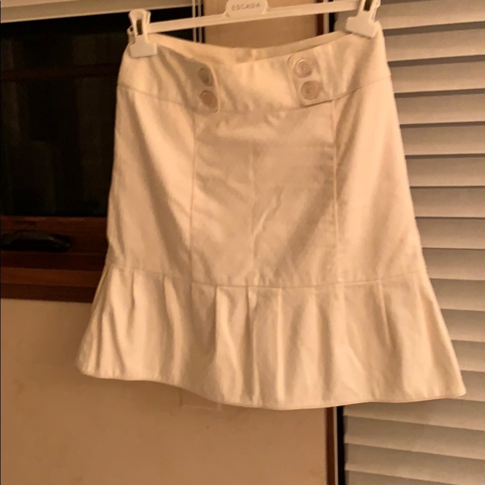 Nanette Lepore cream skirt